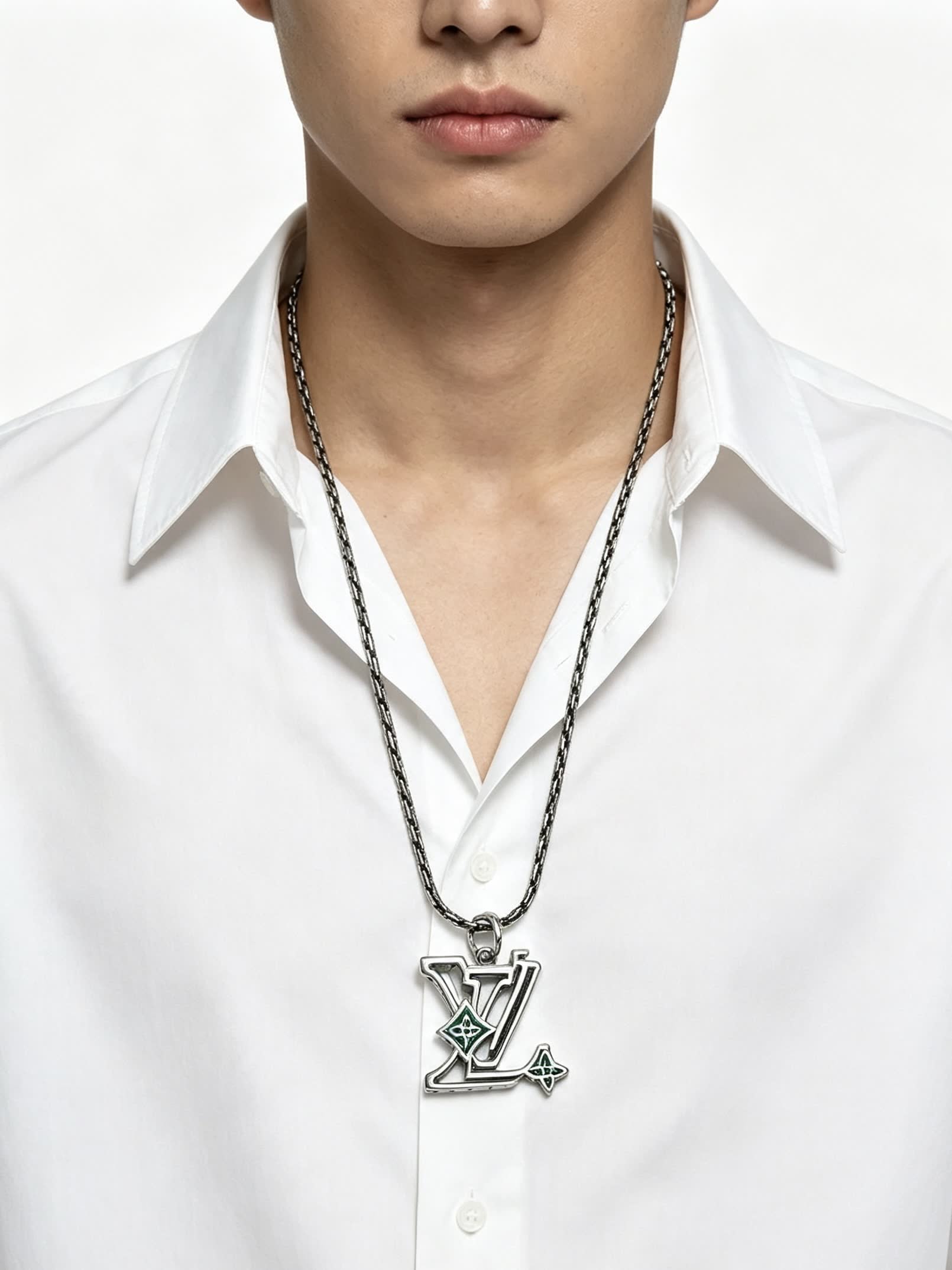 Louis Vuitton Monogram World Tour Necklace